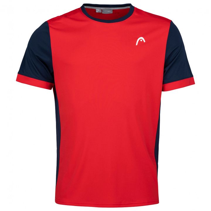 Head Davies T-Shirt Boys Red / Dark Blue